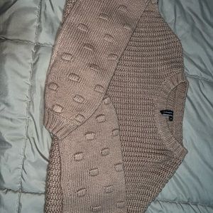 Fun sleeve sweater
